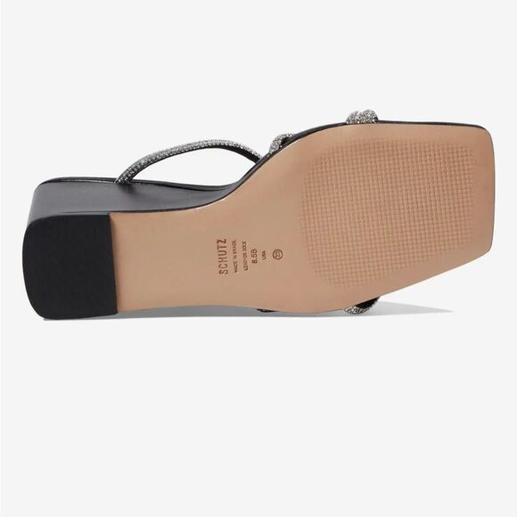 Schutz Lauryn Schutz Lauryn Crystal
Strappy Wedge Sandal Brand new in Box $188 - Picture 5 of 5